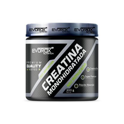 Creatina Monohidratada Micronizada 300g Evorox