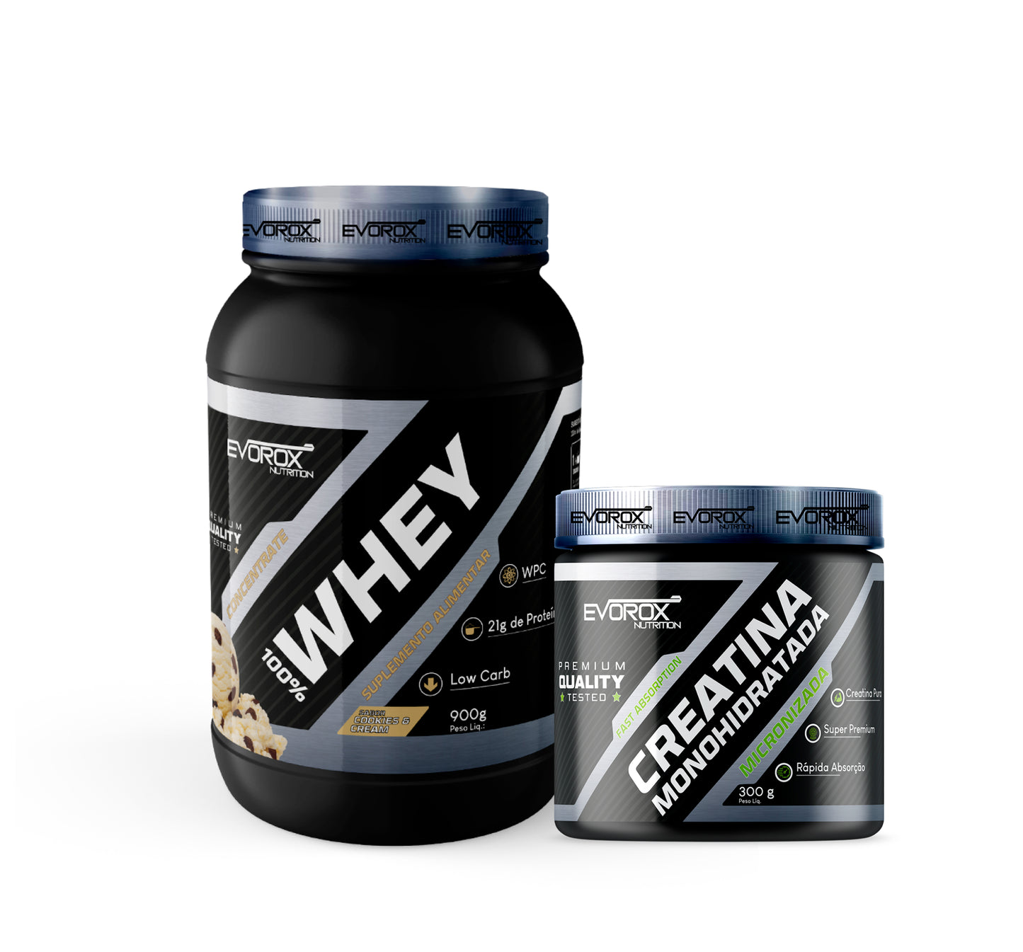 Combo Ganho de Massa Concentrado - 900g Evorox Nutrition