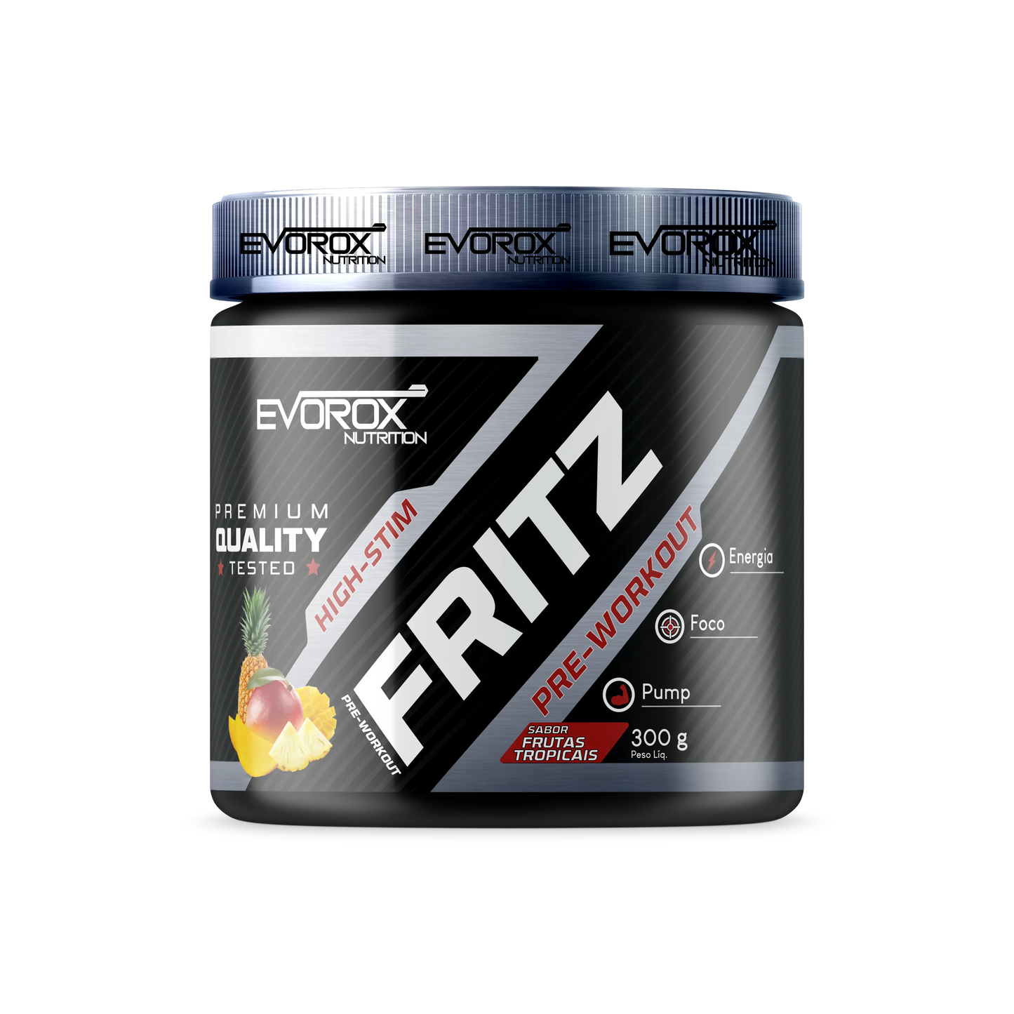 Pré-Treino Fritz Agressive®  da Evorox 300 g