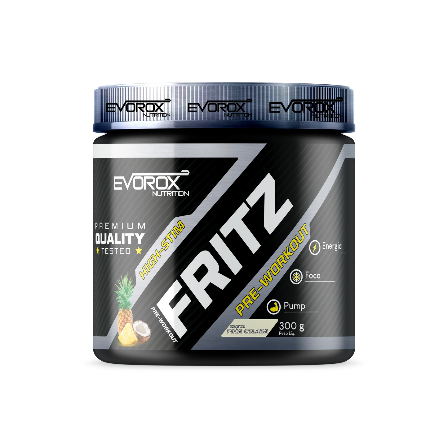 Pré-Treino Fritz Agressive®  da Evorox 300 g