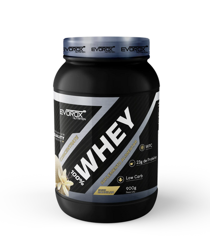 Whey Protein 100% Baunilha 900g Evorox