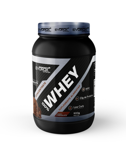 Whey Protein 100% Chocolate 900g Evorox